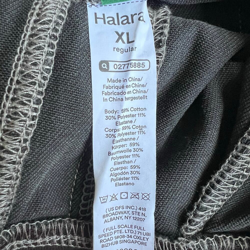 Halara Flex Denim Wide Leg Jeans Gray Distressed TikTok Viral Athleisure XL - Picture 8 of 13